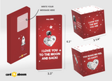 Exploding Valentine's Day Love Card, explode confetti box