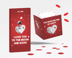 Exploding Valentine's Day Love Card, explode confetti box