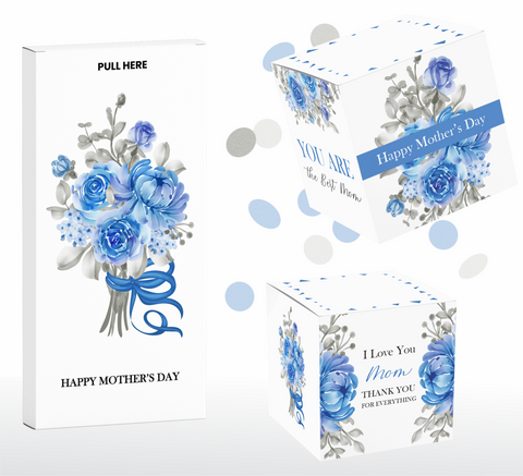 Flower Mother's Day Exploding Card with Confetti