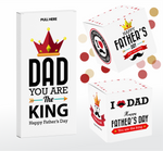 Father's Day Surprise Confetti card,  Exploding Pop Up Greeting Card