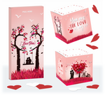 Pink Exploding Valentine's Day Love Card